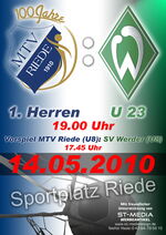 Plakat 1.Herren-Werder U23